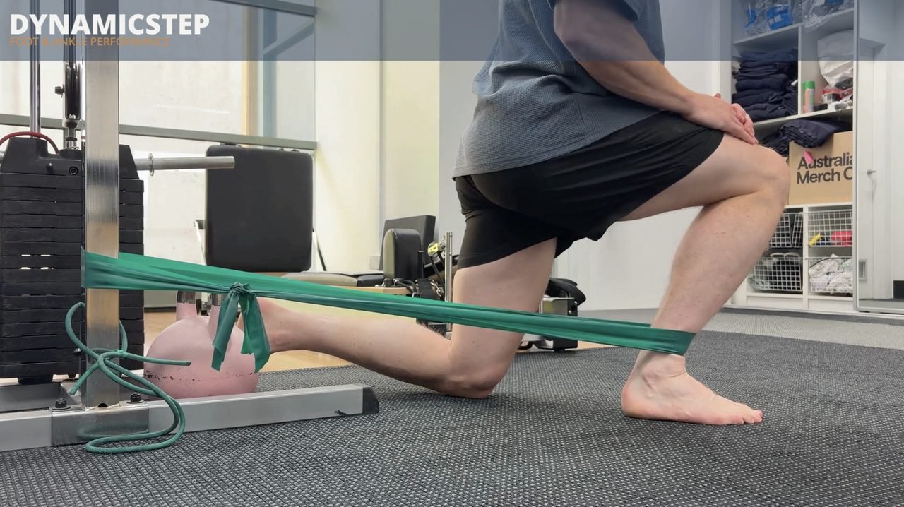 Standard banded talocrural mobility exercise